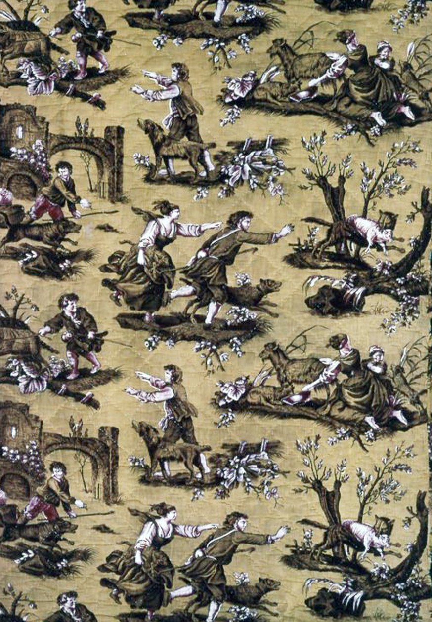 Au Loup! (Möbelstoff) von Jean Baptiste Huet