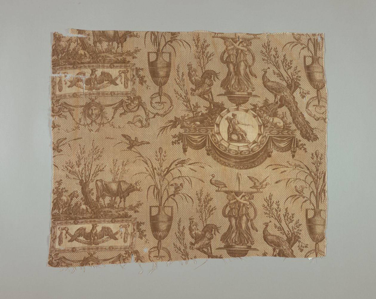 Brunnen und Tiere von Jean Baptiste Huet