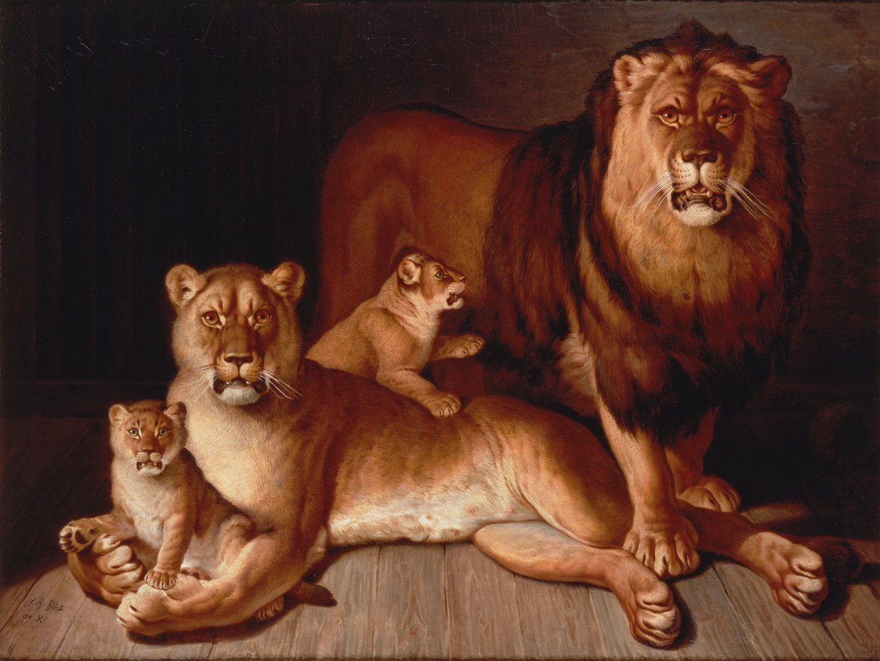 Stolz der Löwen von Jean Baptiste Huet