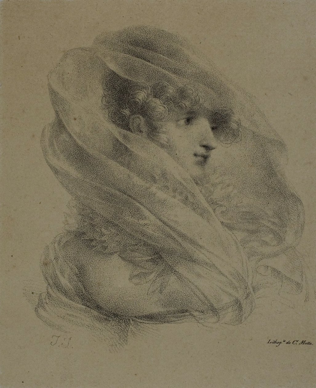 Mme. Ledieu von Jean Baptiste Isabey