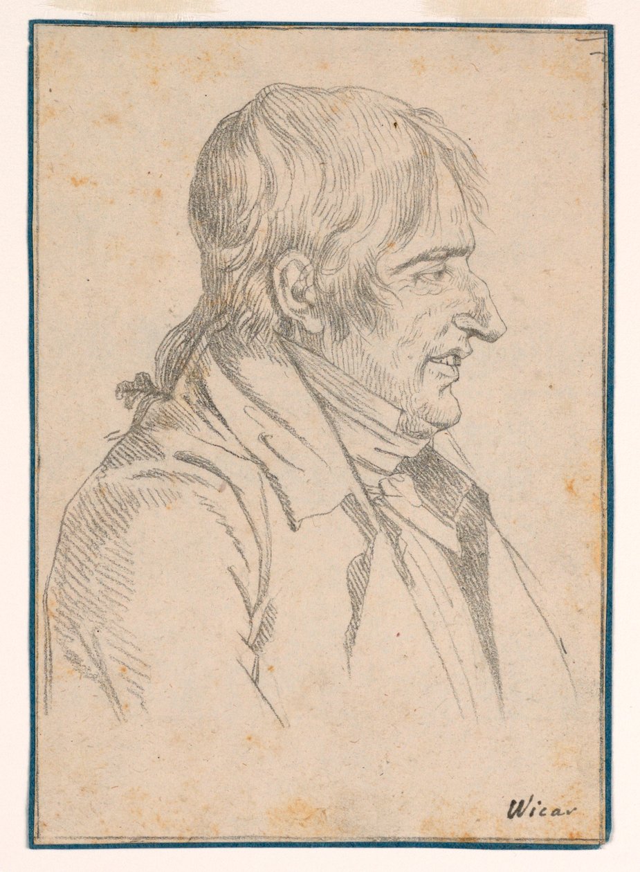 Porträt eines Mannes von Jean Baptiste Joseph Wicar