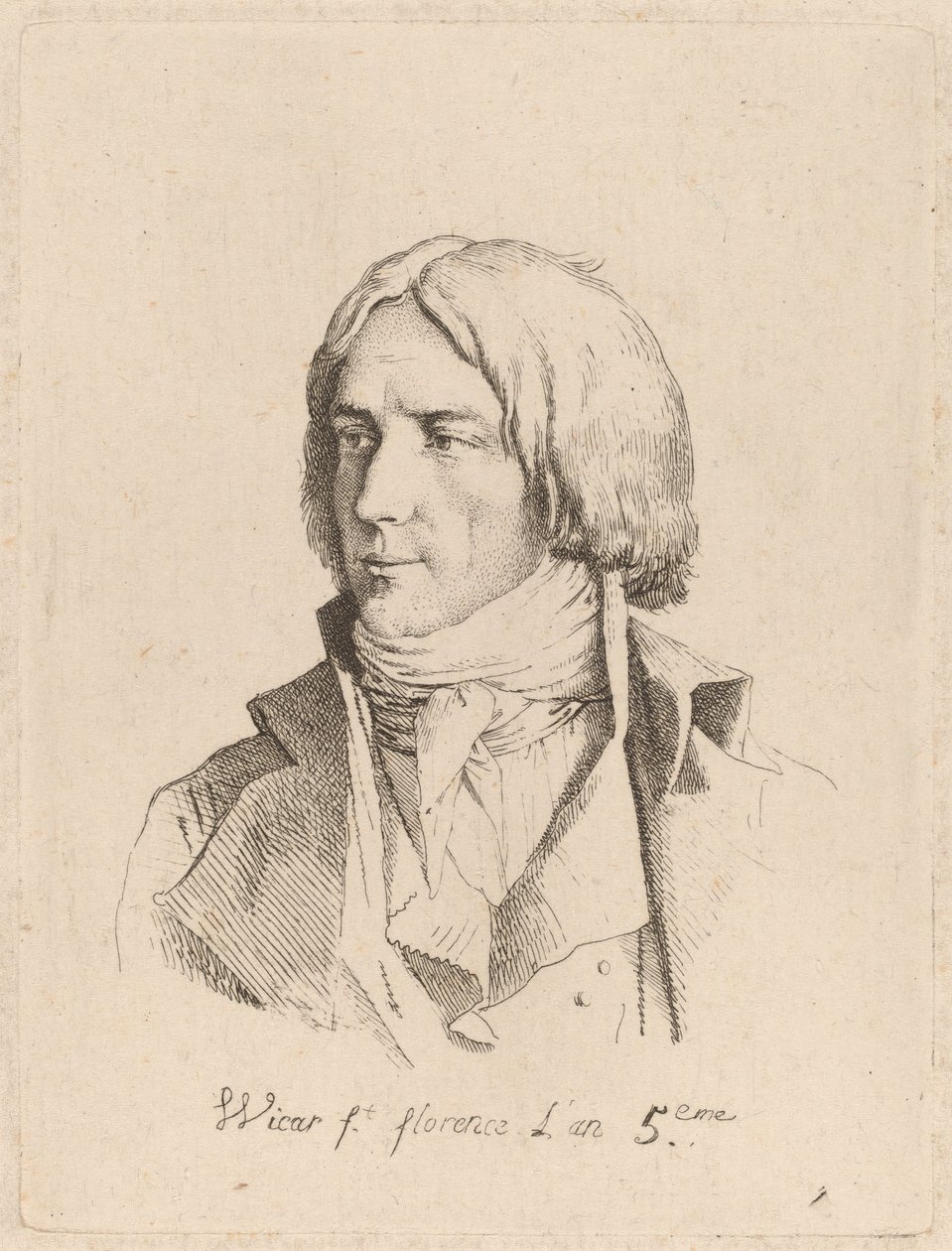 Selbstporträt von Jean Baptiste Joseph Wicar