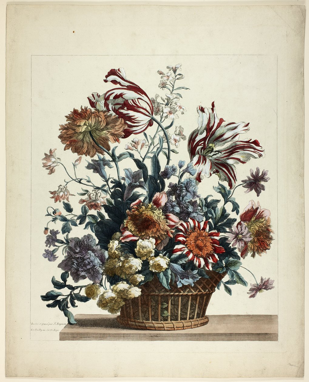 Blumenkorb von Jean Baptiste Monnoyer