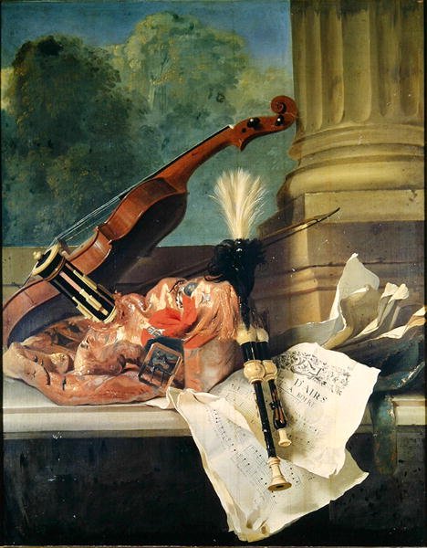 Attribute der Musik von Jean Baptiste Oudry