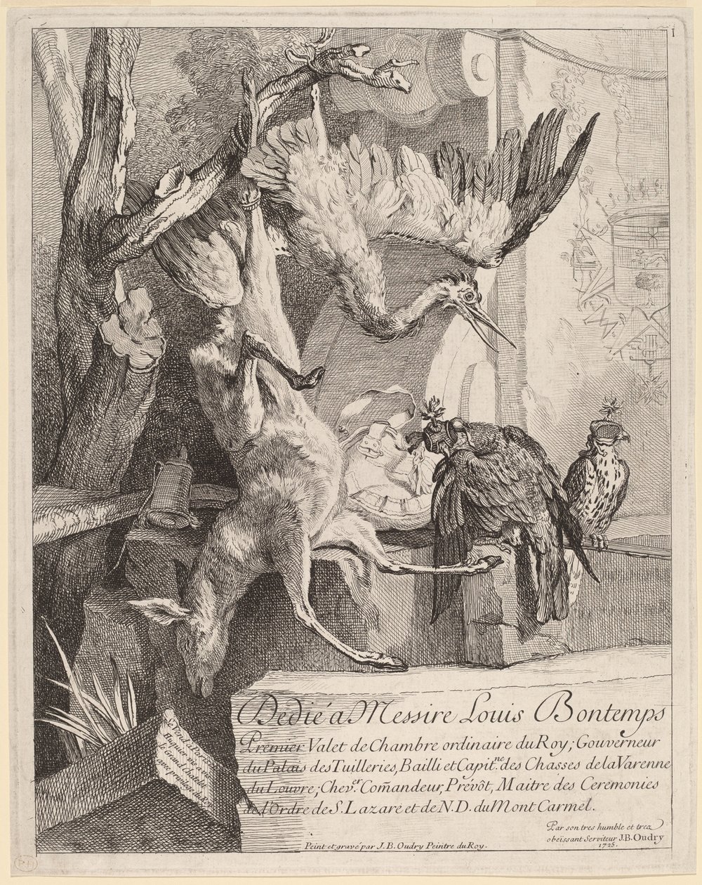 Frontispiz von Jean Baptiste Oudry