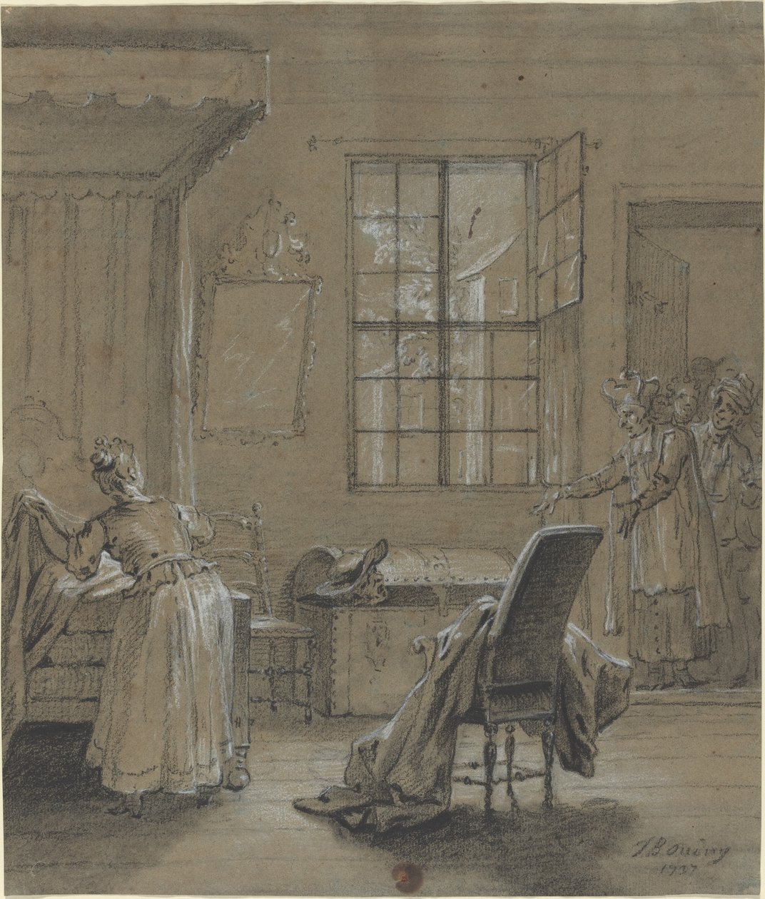 Ragotin im Koffer von Jean Baptiste Oudry