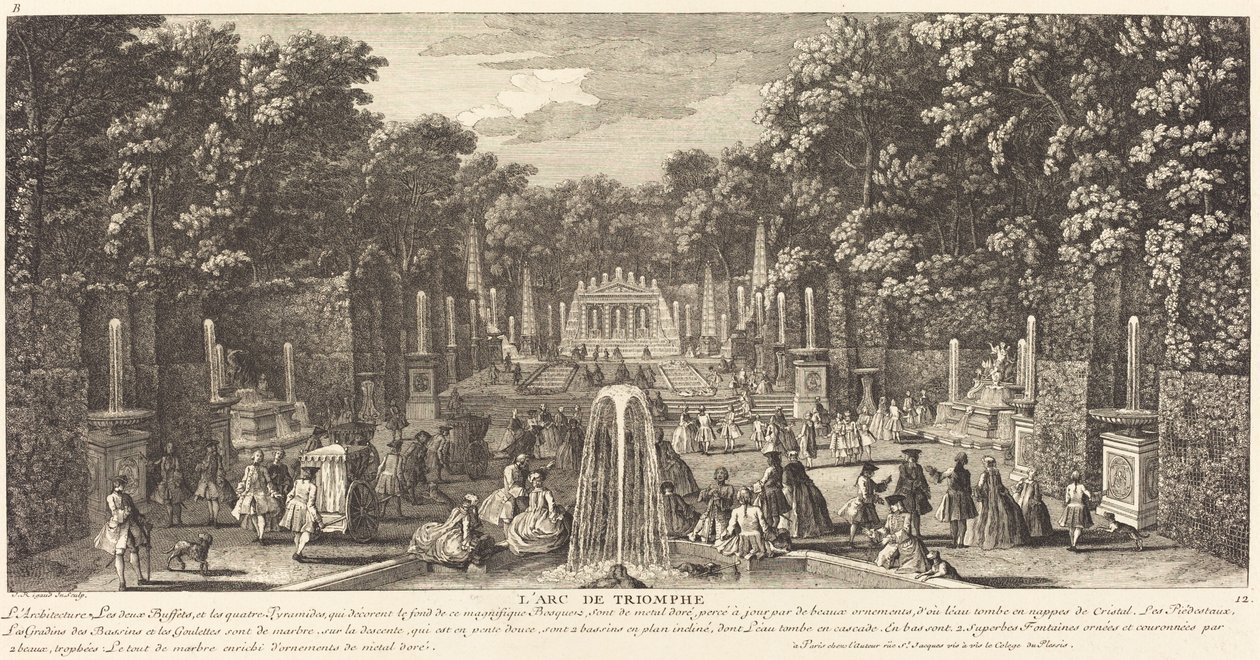 Der Triumphbogen von Jean Baptiste Rigaud