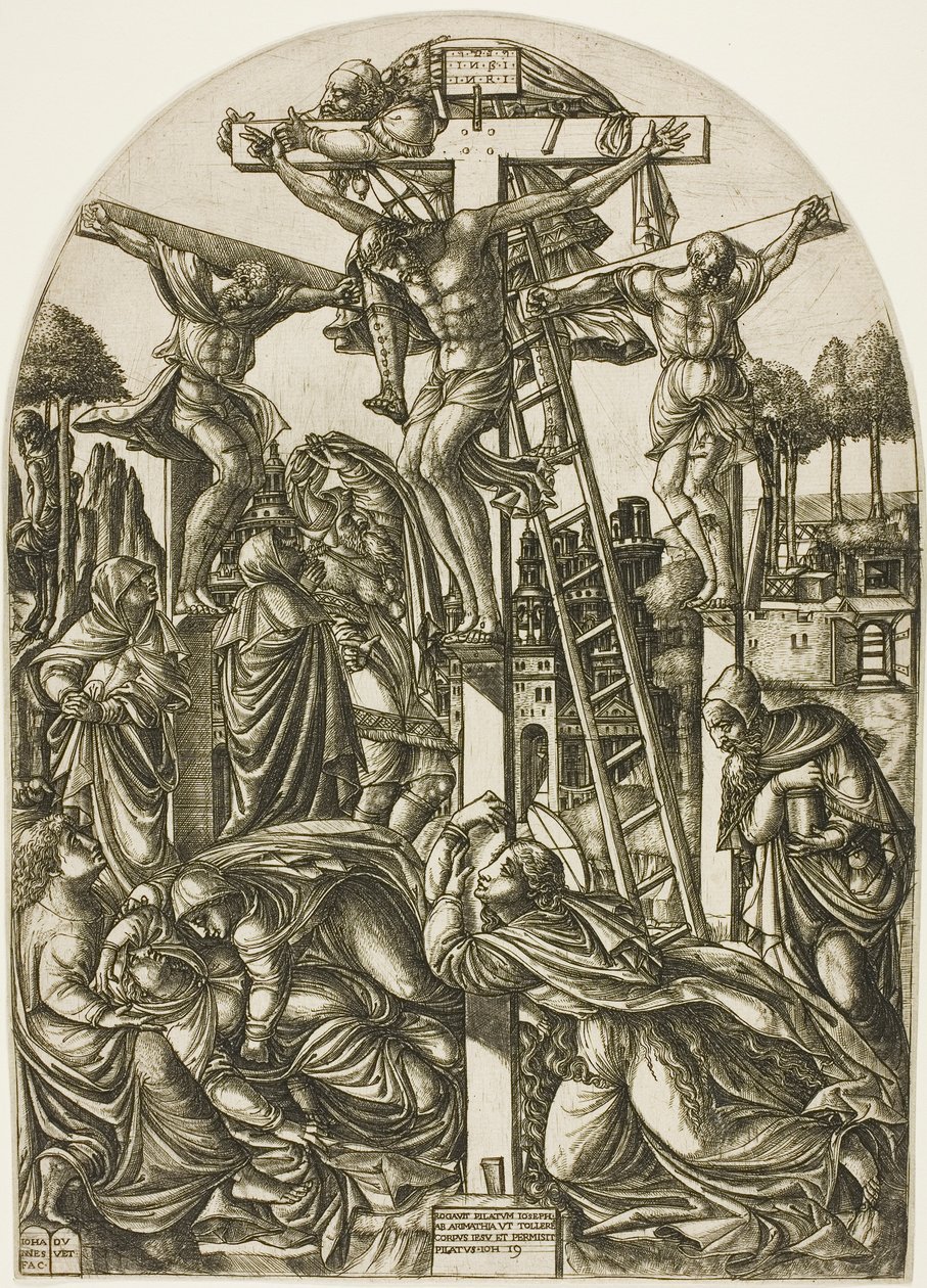 Die Kreuzigung von Jean Duvet