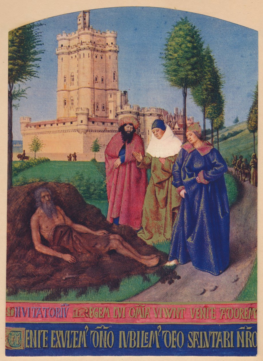 Hiob, ca. 1455, 1939 von Jean Fouquet