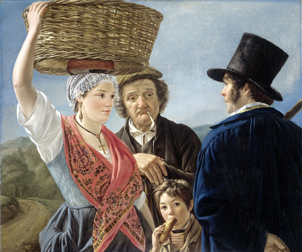 Marktklatsch von Jean Henri de Coene