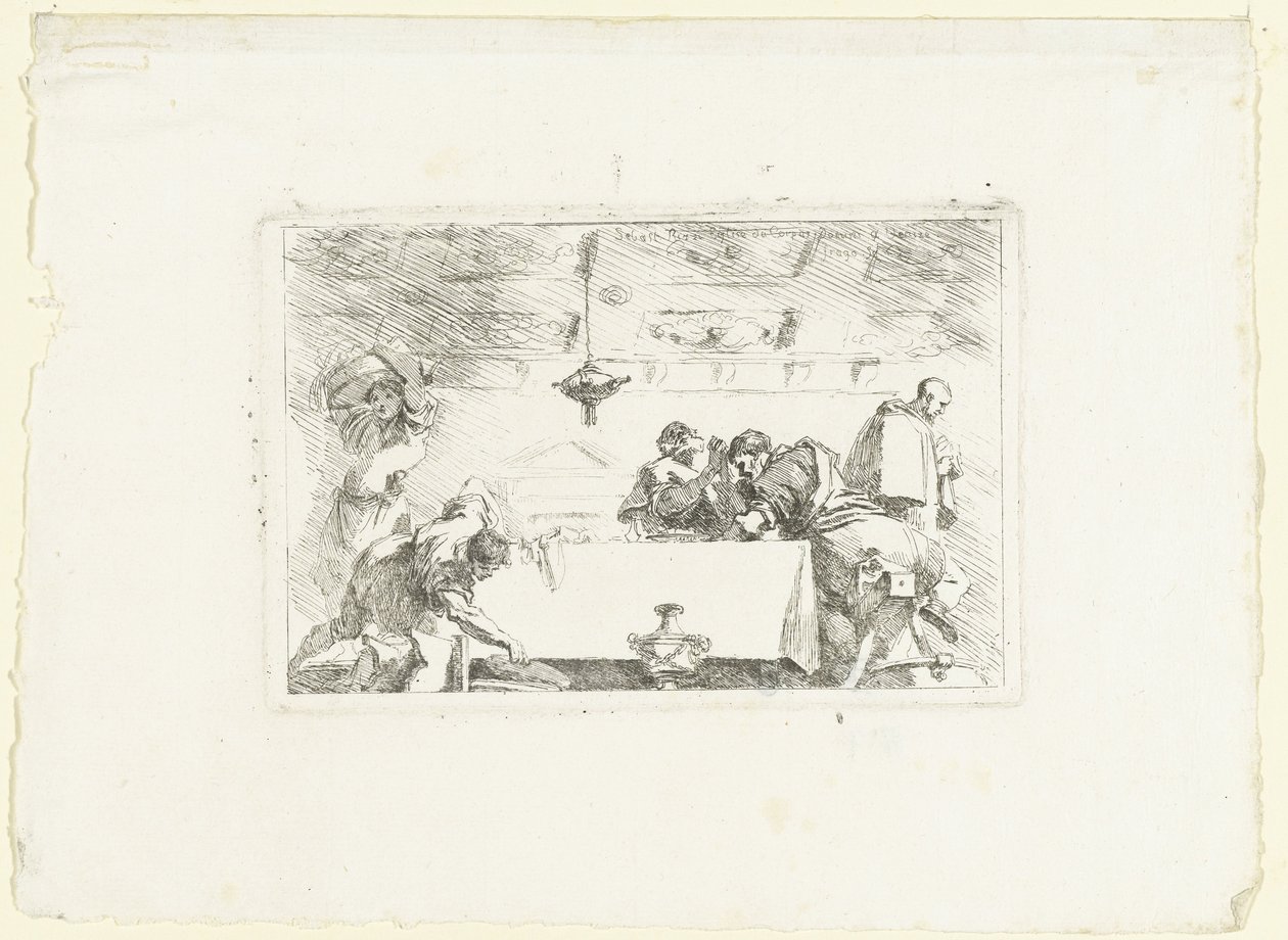 Jünger in Emmaus von Jean Honore Fragonard