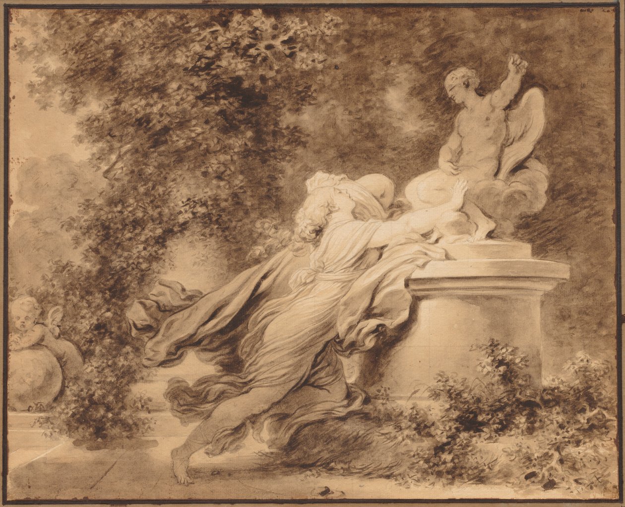 Anrufung der Liebe von Jean Honore Fragonard