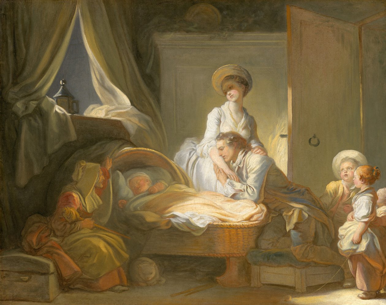 Der Besuch im Kinderzimmer von Jean Honore Fragonard