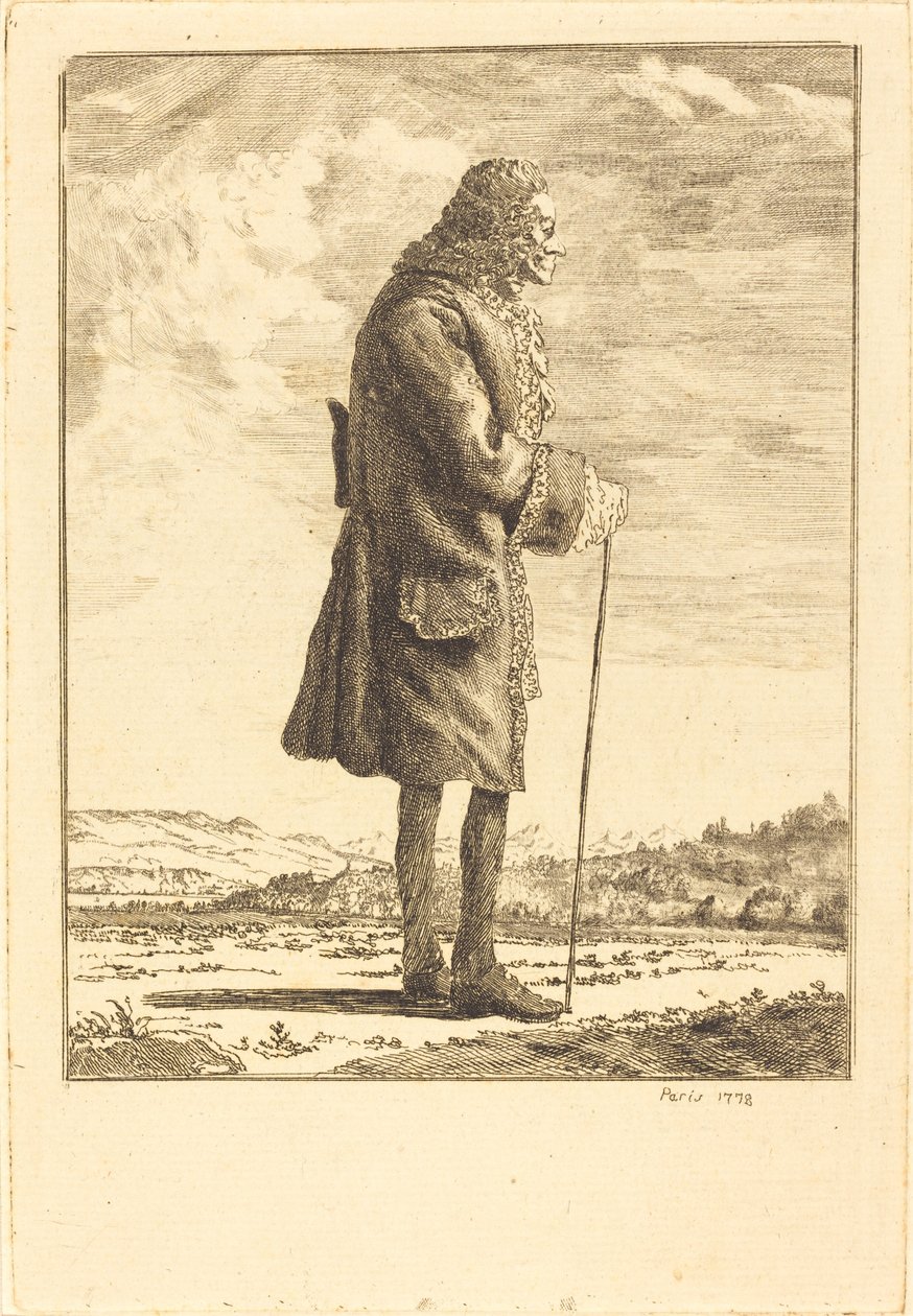 Voltaire von Jean Huber