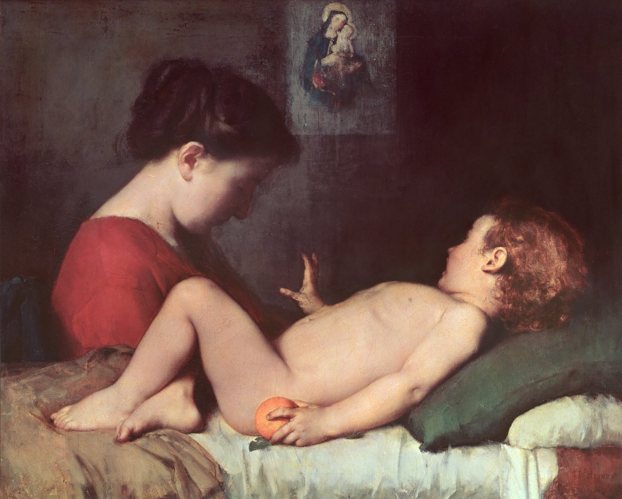 Das erwachende Kind von Jean Jacques Henner
