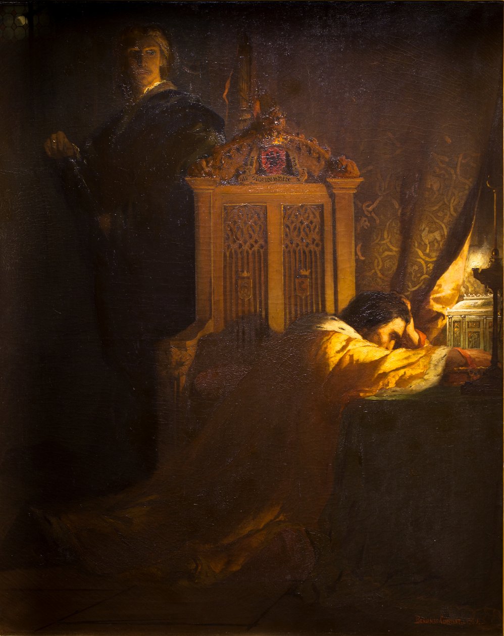 Hamlet und der König von Jean Joseph Benjamin Constant