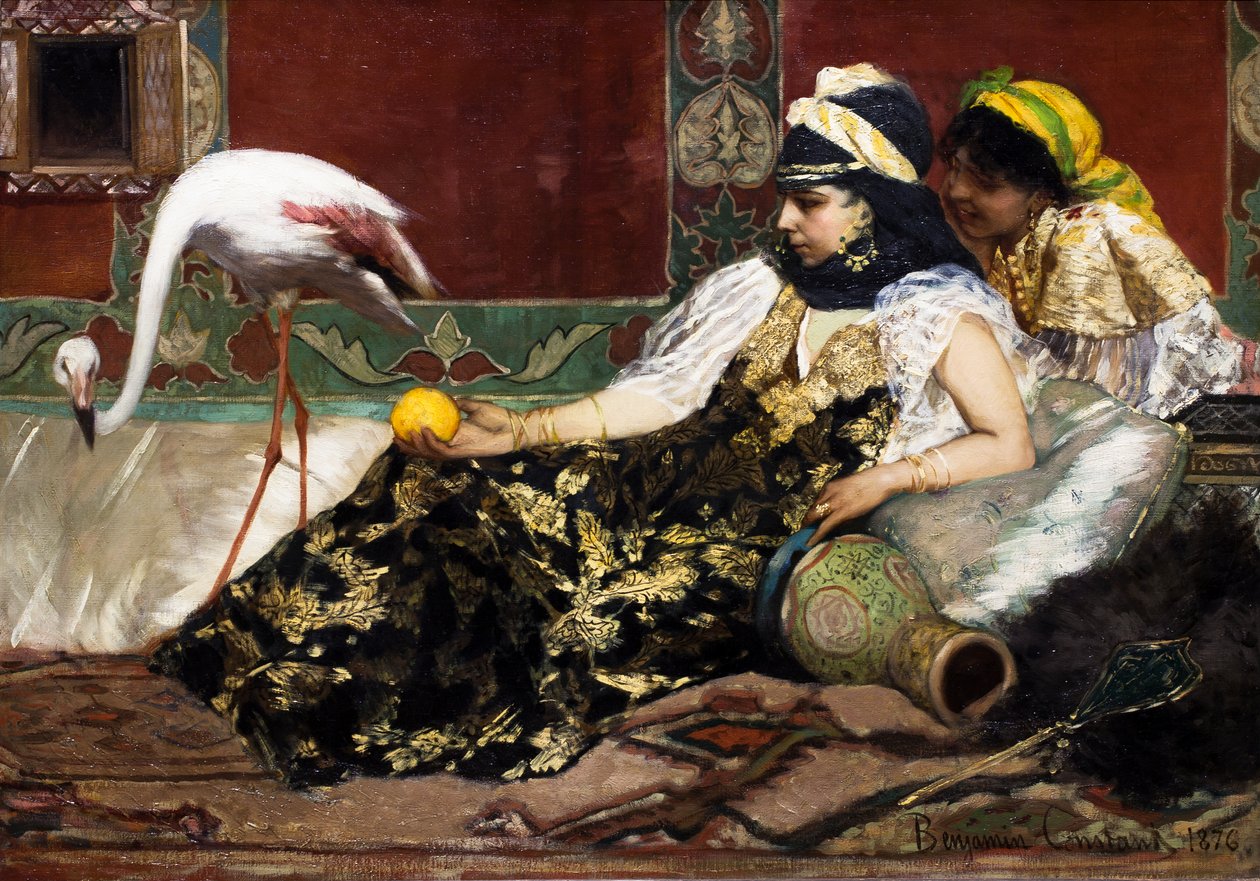Der rosa Flamingo von Jean Joseph Benjamin Constant