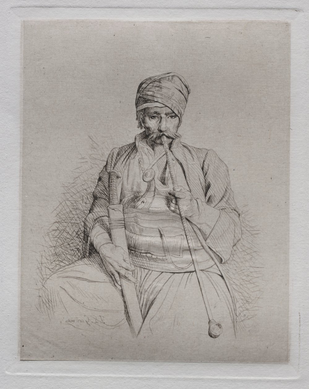 Ägyptischer Raucher von Jean Leon Gerome