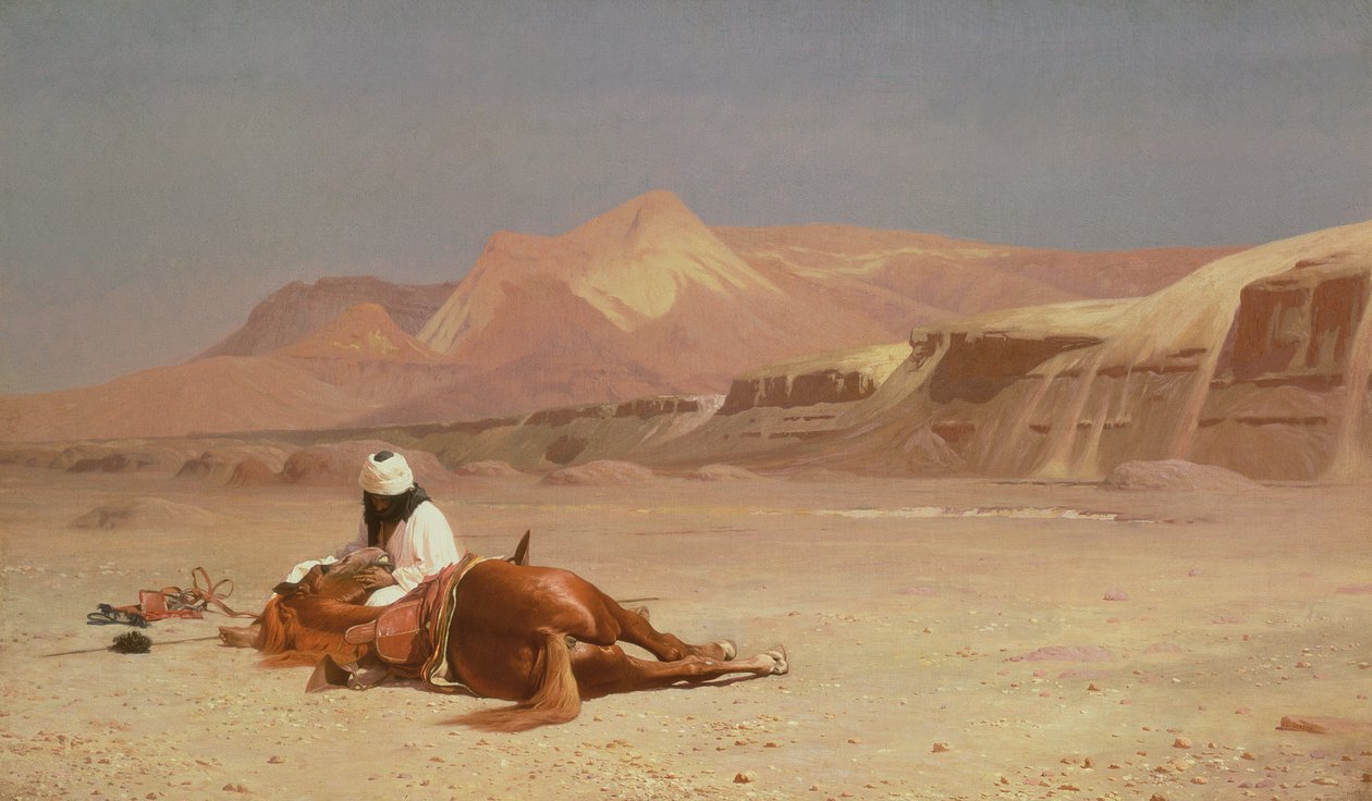 In der Wüste von Jean Leon Gerome