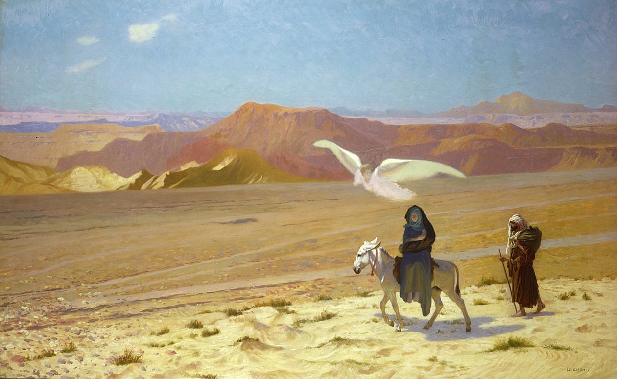 Die Flucht nach Ägypten von Jean Leon Gerome