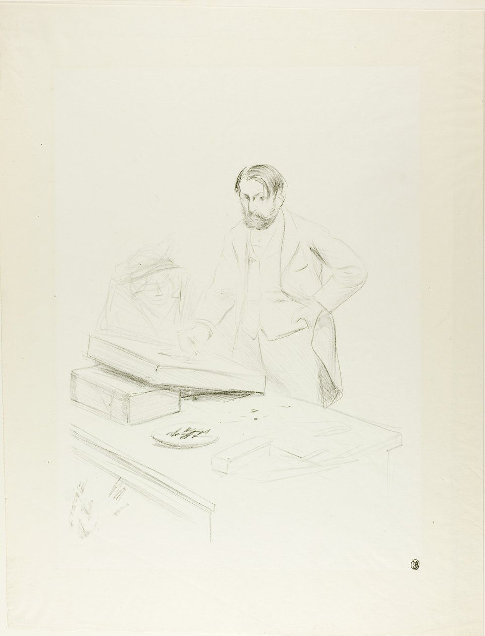 Forain, Lithograph von Jean Louis Forain