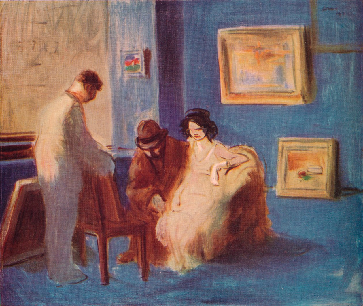 Der Gemäldehändler, um 1927 von Jean Louis Forain