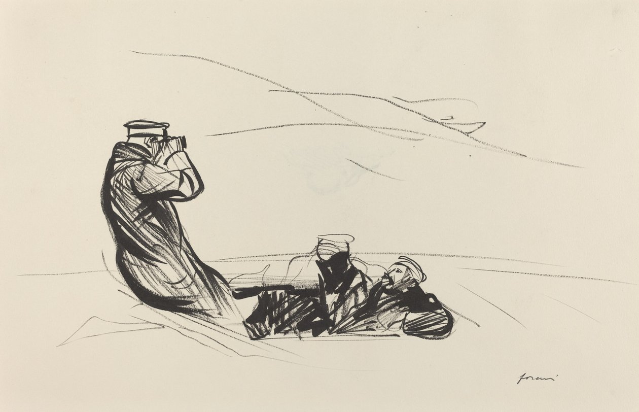 Auf der Suche nach dem Feind von Jean Louis Forain