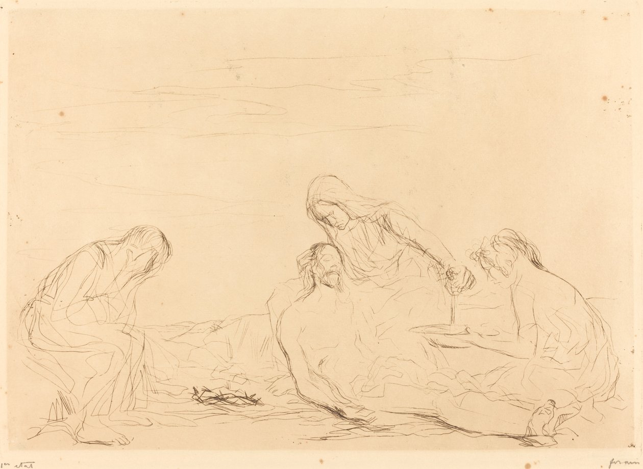 Pietà (dritte Platte) von Jean Louis Forain