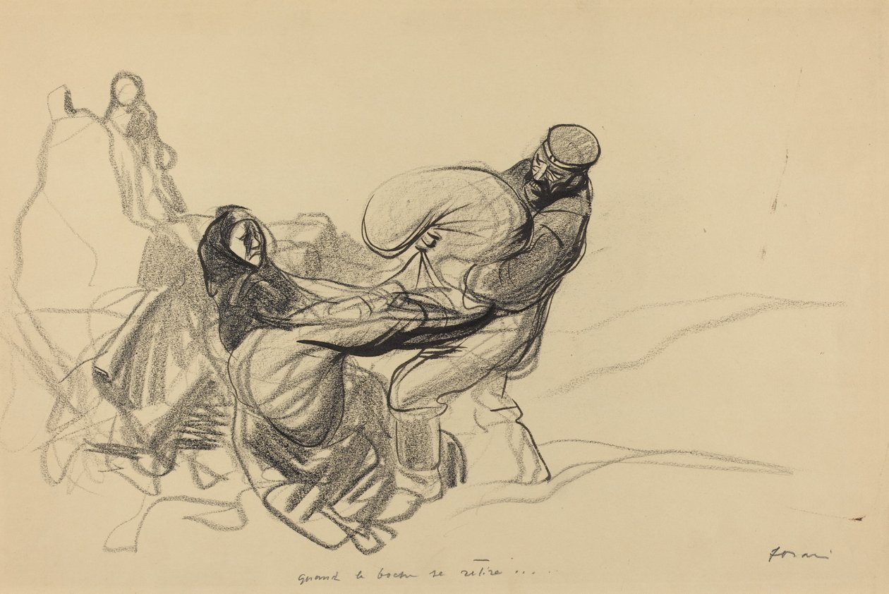 Quand le boche se retire... von Jean Louis Forain