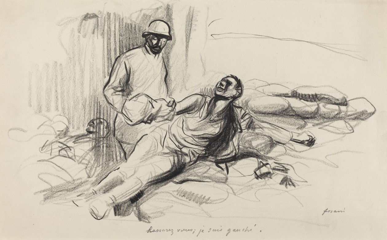 Beruhigen Sie sich; ich bin linkshändig. von Jean Louis Forain