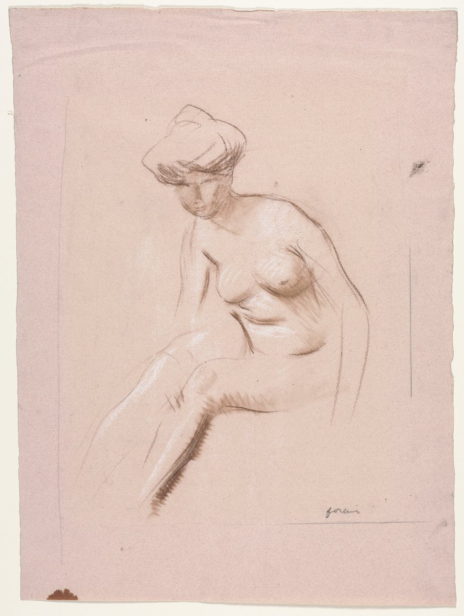 Sitzender Akt von Jean Louis Forain