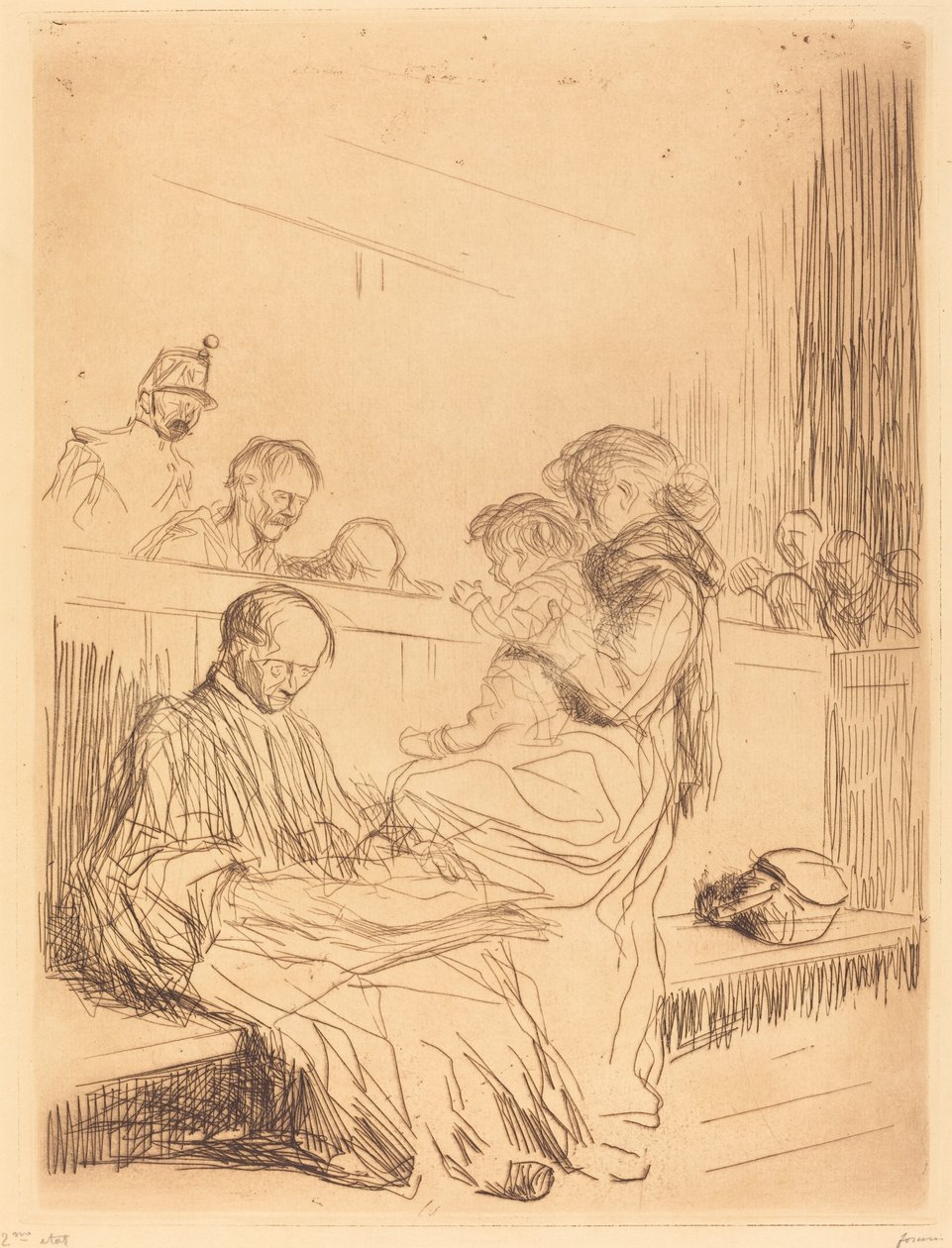 Der Gefangene und das Kind von Jean Louis Forain