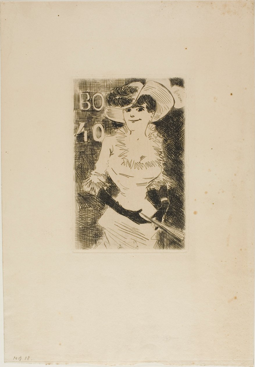Der Spaziergänger von Jean Louis Forain