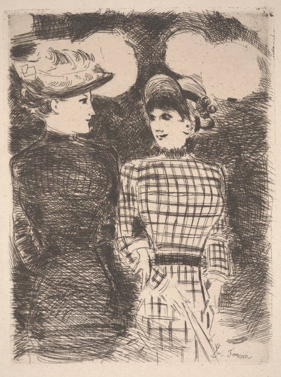 Zwei Frauen von Jean Louis Forain
