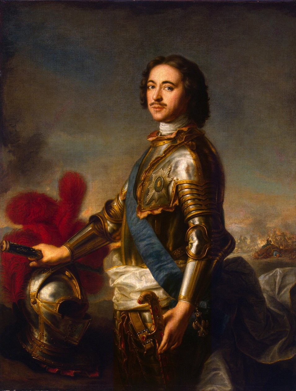 Porträt von Peter I (1672–1725) von Jean Marc Nattier