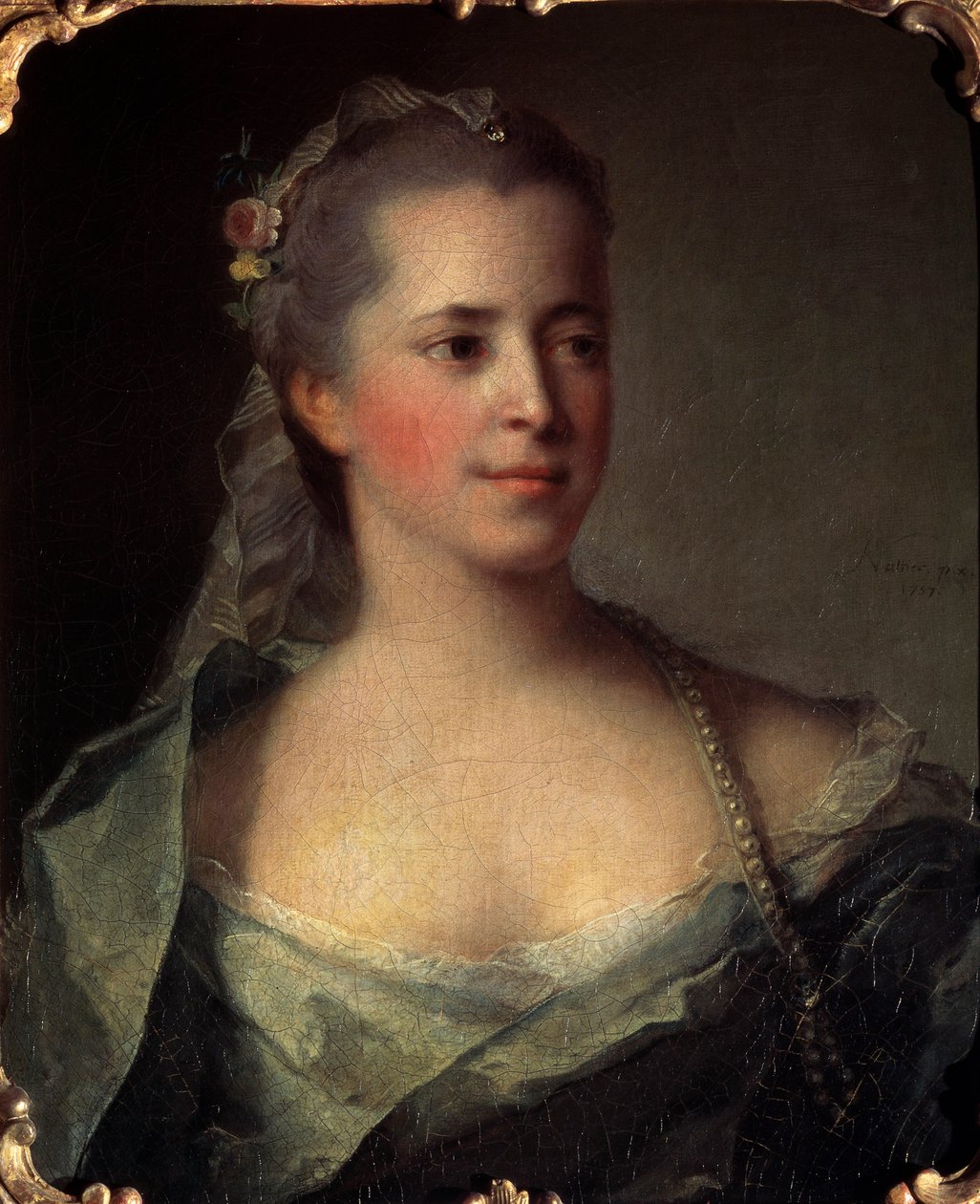 Porträt einer Dame, 1757 von Jean Marc Nattier