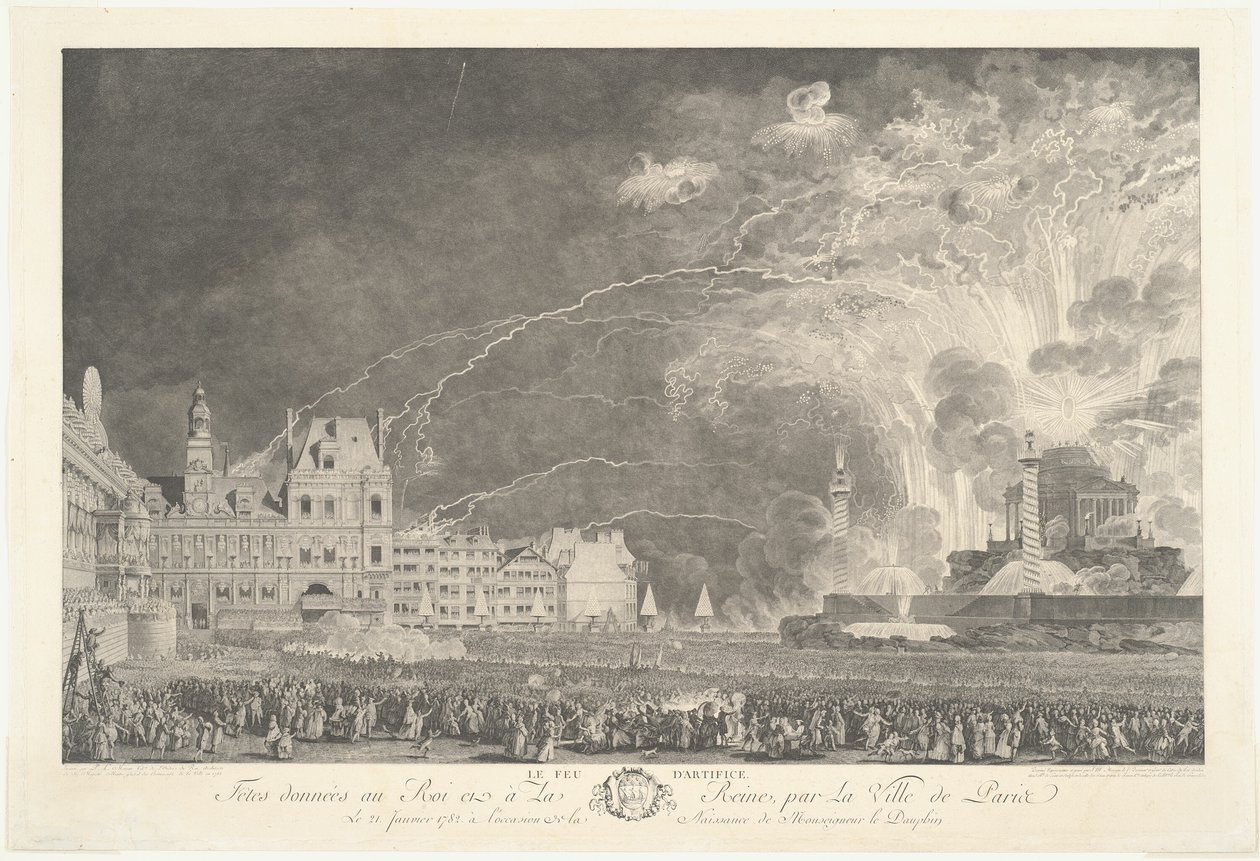 Das Feuerwerk von Jean Michel Moreau