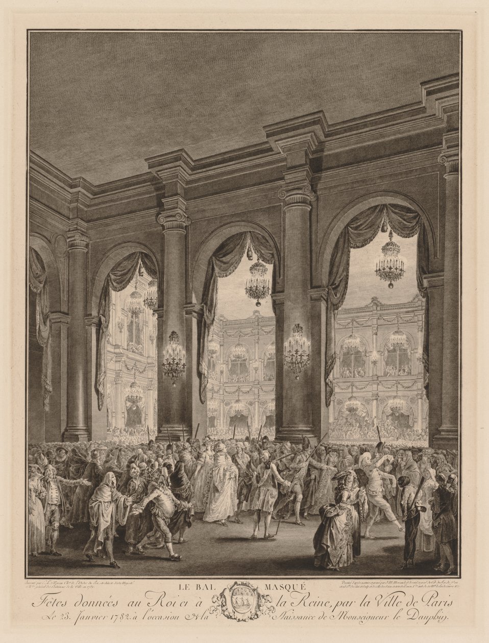Der Maskenball von Jean Michel the Younger Moreau