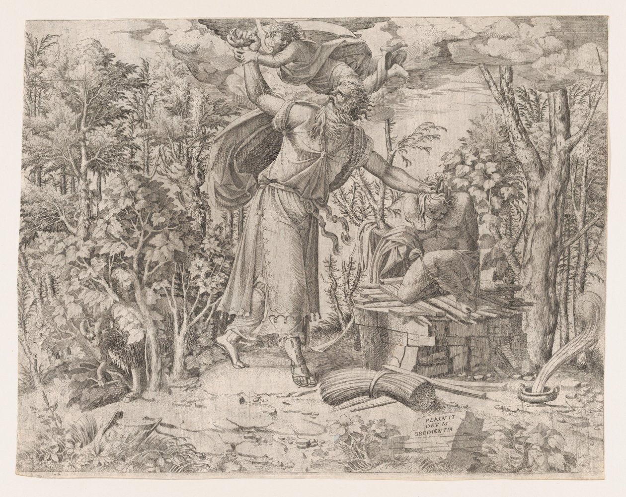 Abraham opfert Isaak von Jean Mignon