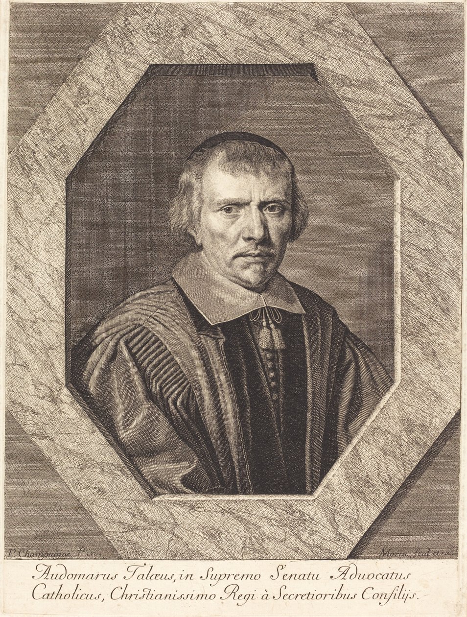 Omer Talon von Jean Morin after Philippe de Champaigne