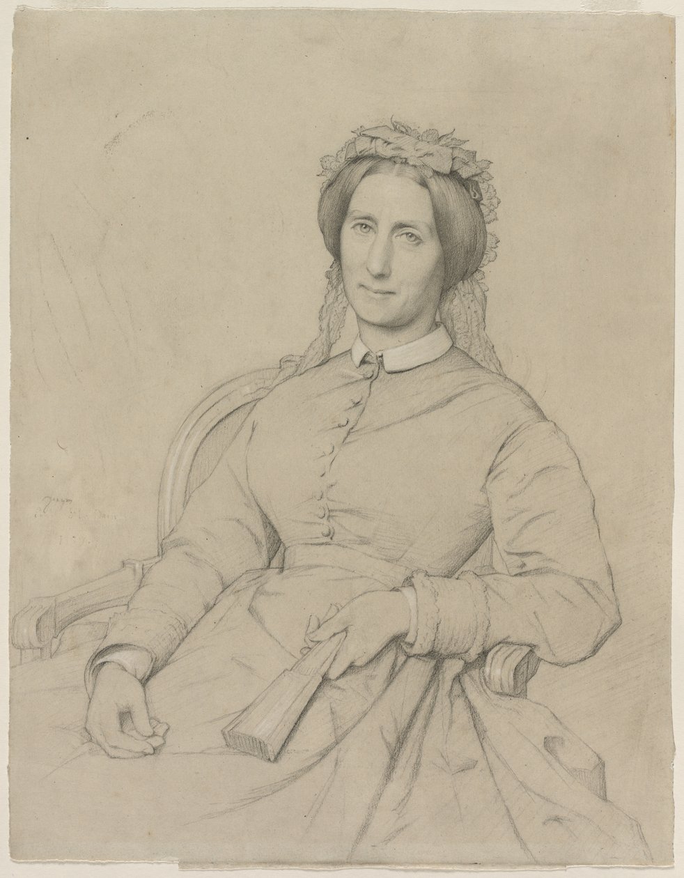 Madame Hippolyte Flandrin (Aimée Ancelot) von Jean Paul Flandrin