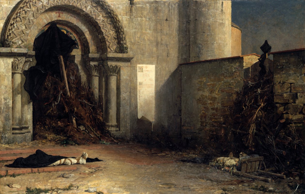 Das Interdikt, 1875 von Jean Paul Laurens