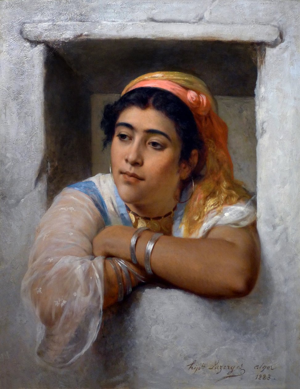 Am Fenster von Jean Raymond Hippolyte Lazerges