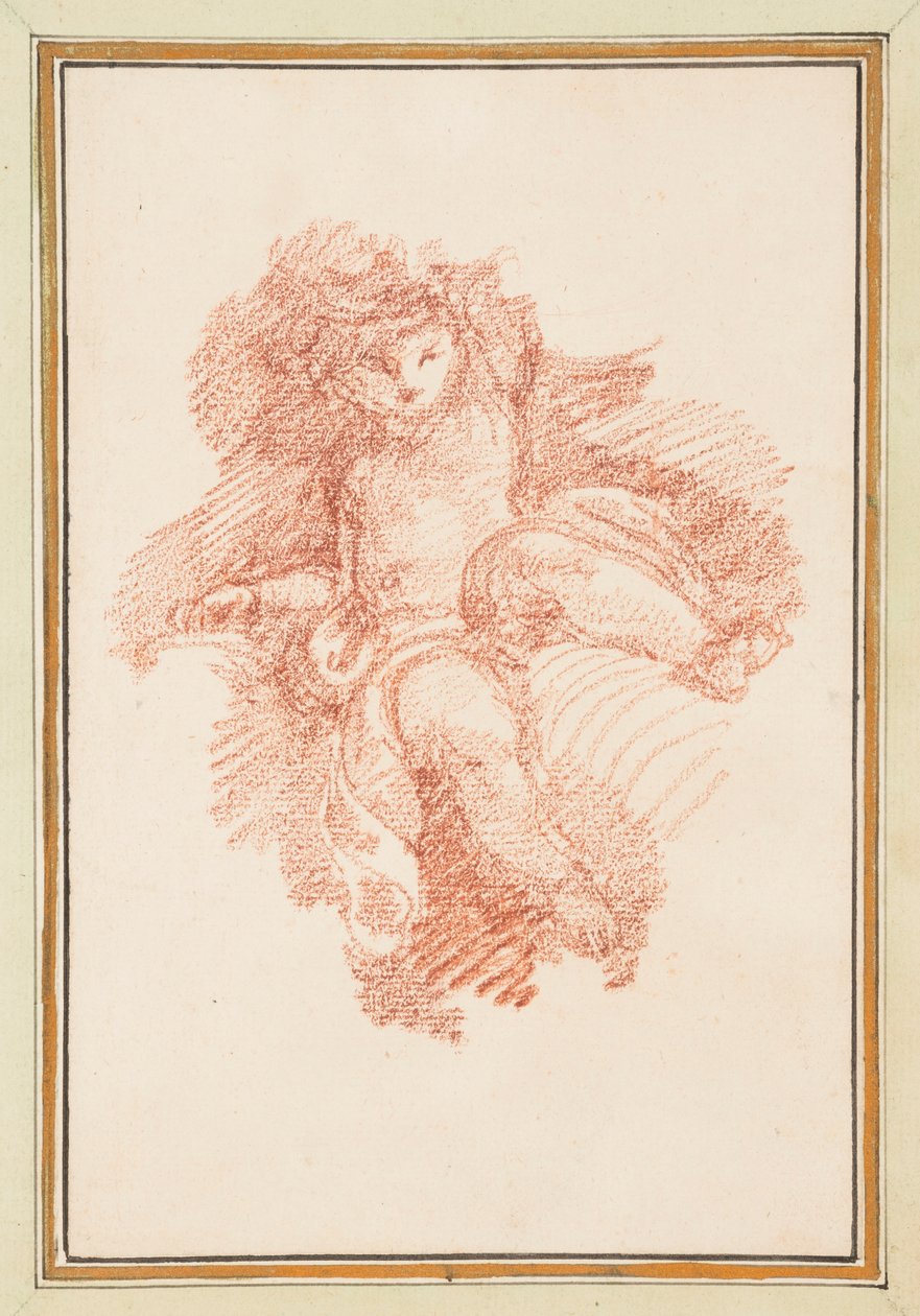 Sitzender Putto von Jean Robert Ango