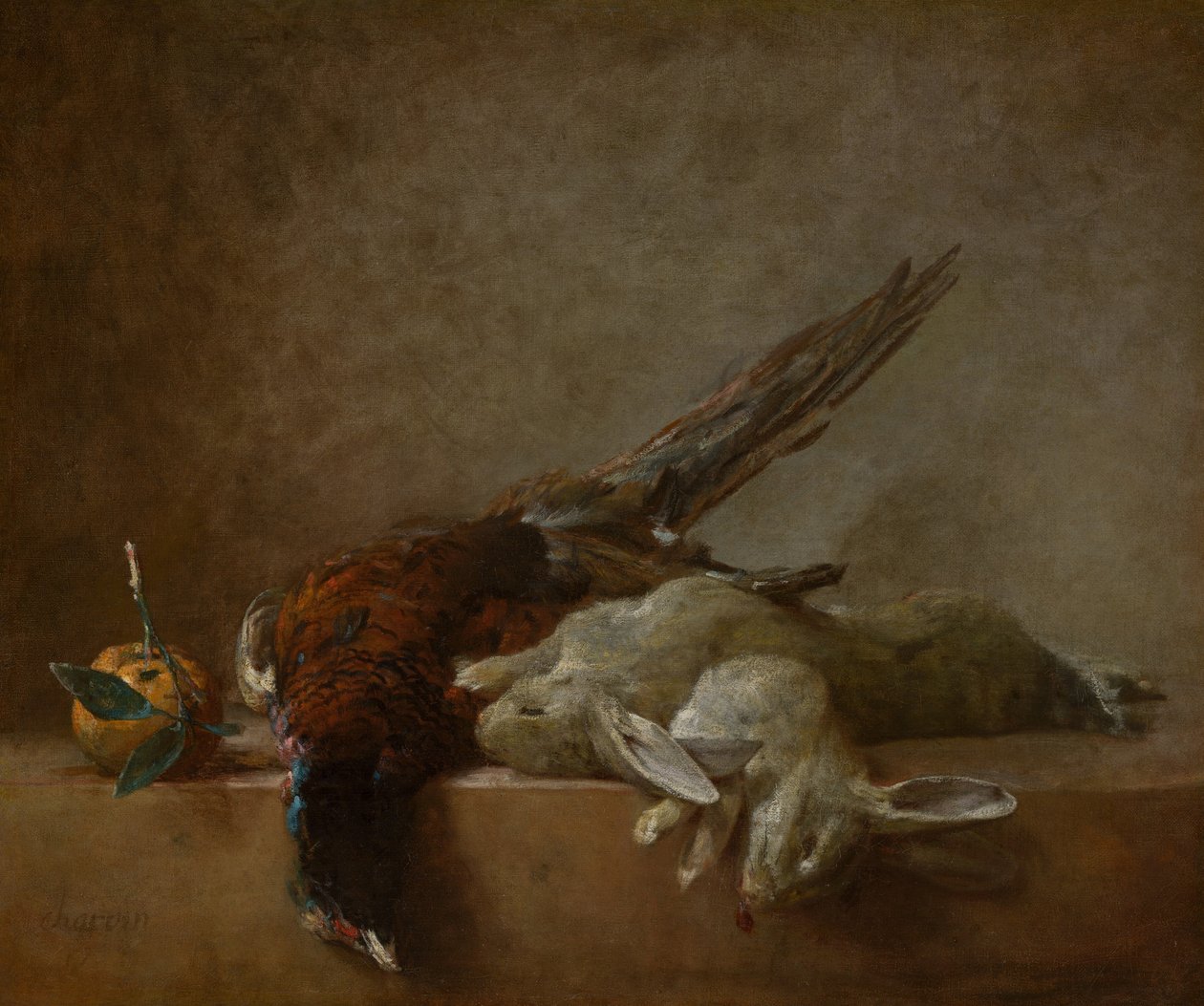 Stillleben mit Wild, wahrscheinlich 1750er Jahre von Jean Baptiste Simeon Chardin