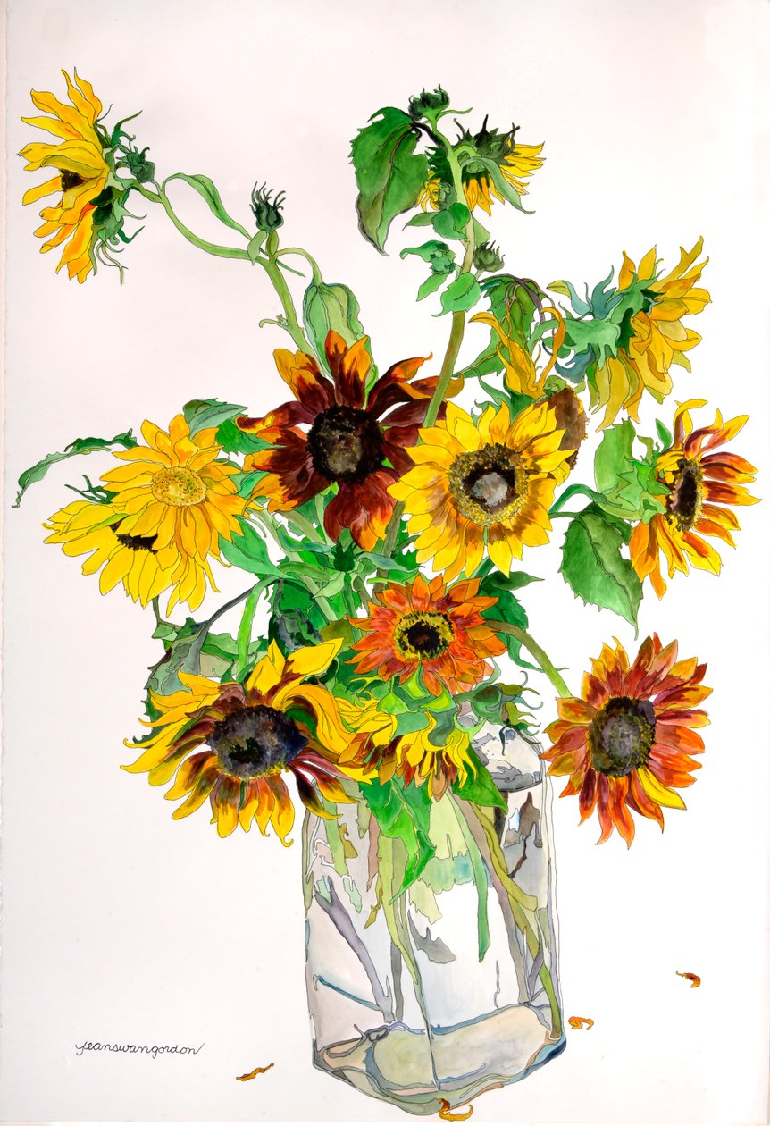 Karens Sonnenblumen von Jean Swan Gordon