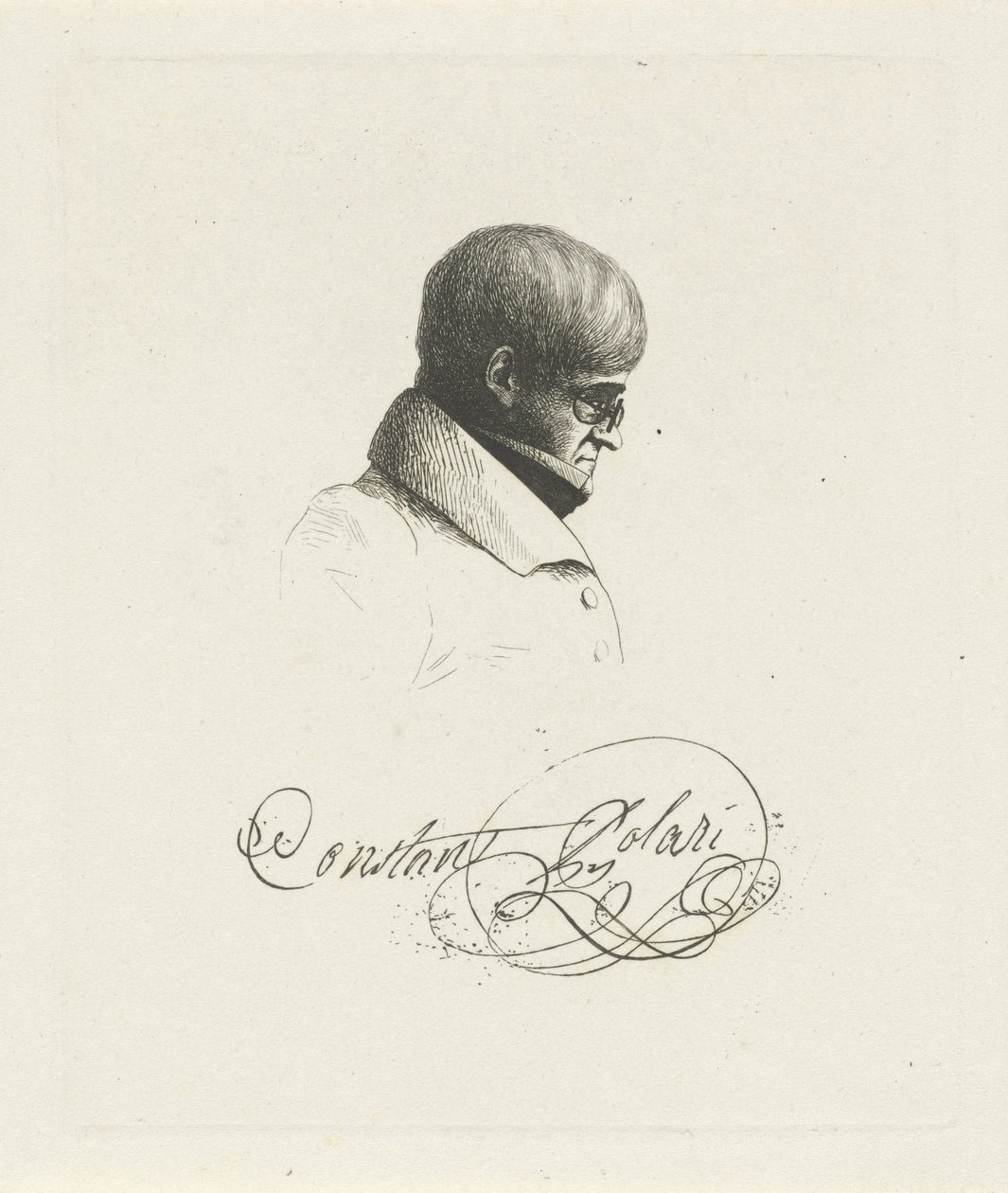 Porträt von Constant Polari von Jean Zacherie Mazel