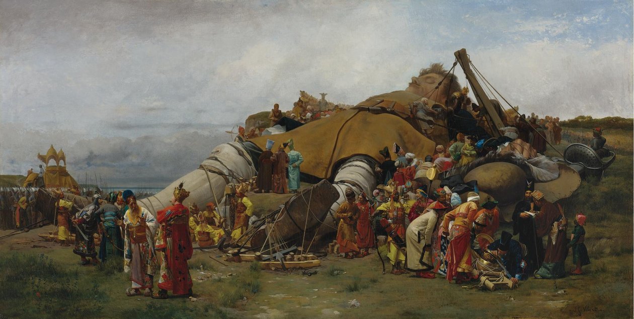 Gulliver und die Liliputaner von Jehan Georges Vibert