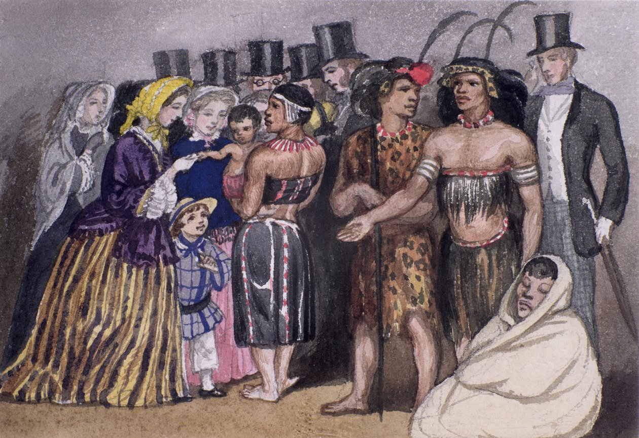 Treffen mit den Zulus in London, 1853 von Jemima Blackburn