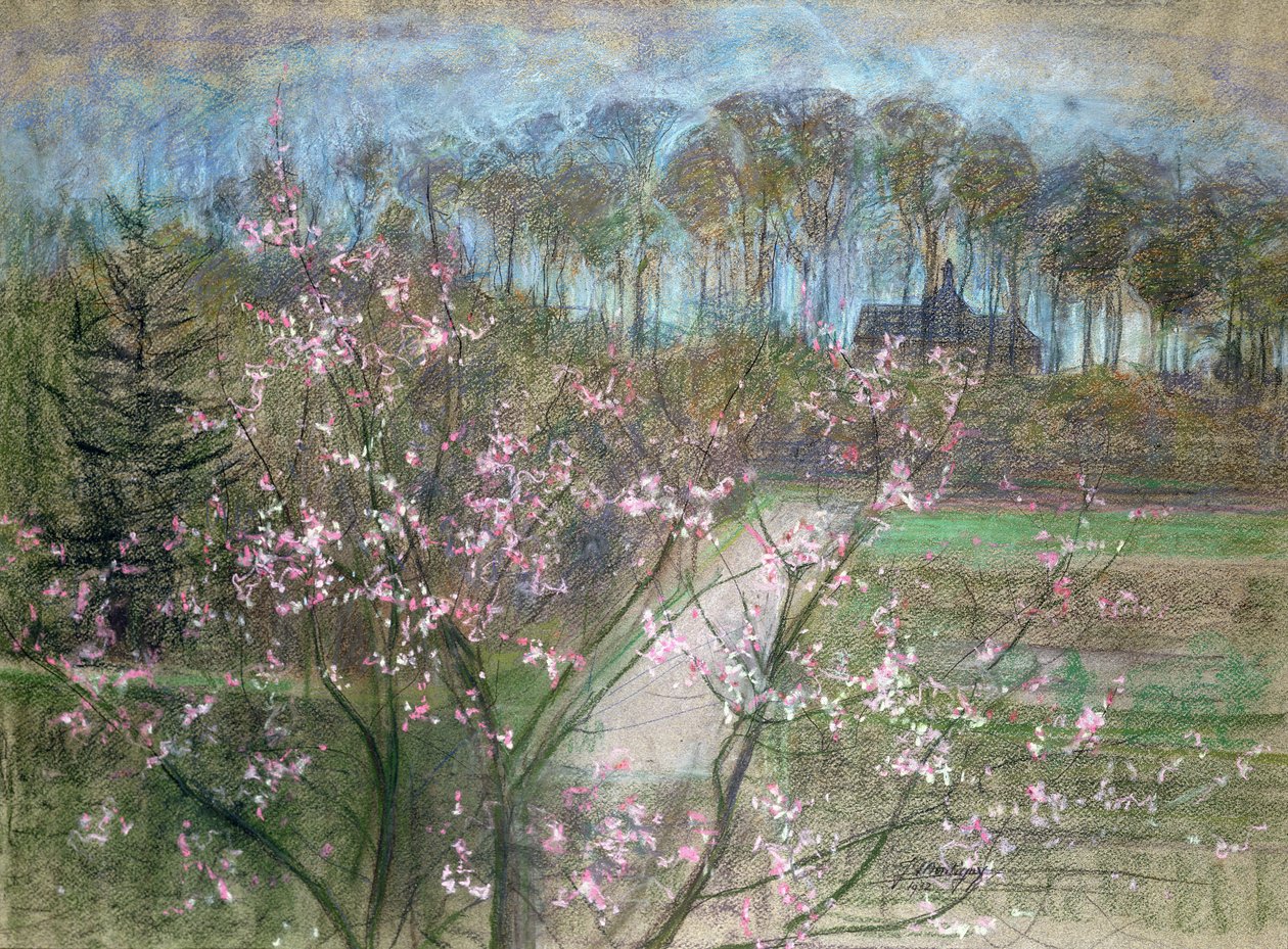 Frühlingslandschaft von Jenny Montigny